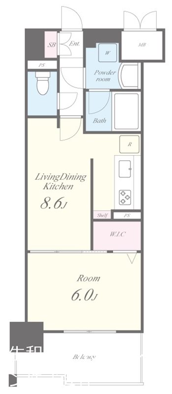 ベルラディエ新横浜 間取り図