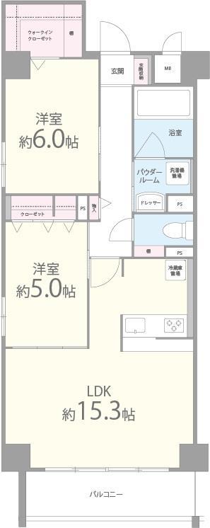 ルミウス88 間取り図