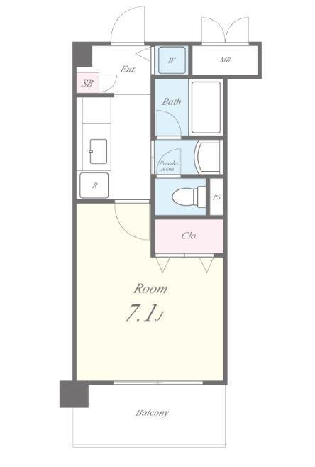 ヴィルコリーヌ 間取り図