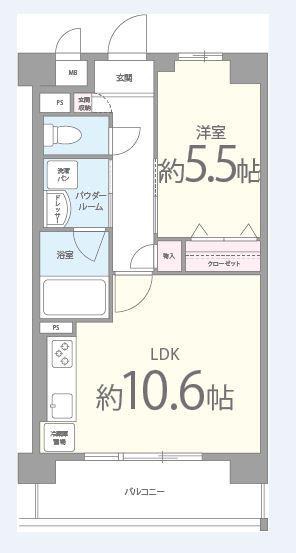 アルバグランデM 間取り図