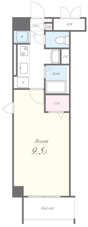 プレジール千駄木 間取り図