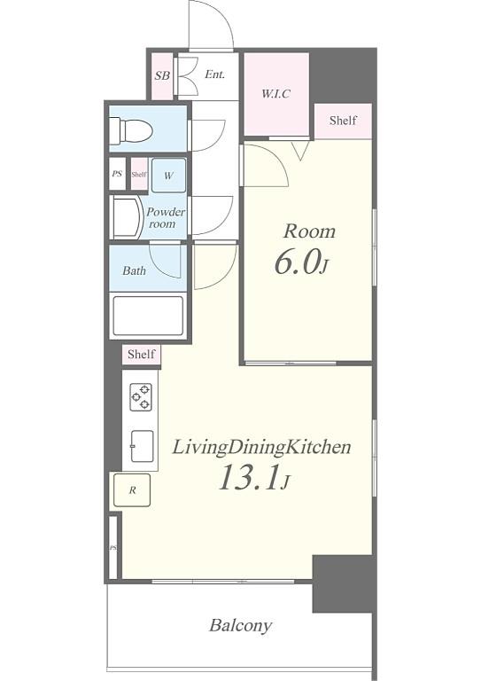 キャナルテラス品川 間取り図