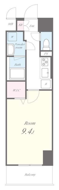 Roots 新都心 間取り図
