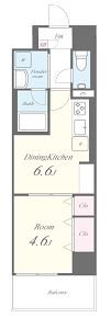 PRIME RESIDENCE NAMIKI 間取り
