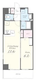 PRIME RESIDENCE NAMIKI 間取り図