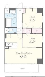 PRIME RESIDENCE NAMIKI 間取り図