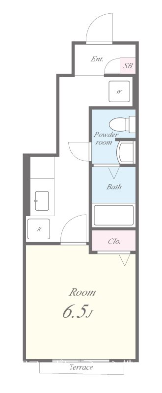 フレーリーコート 間取り図