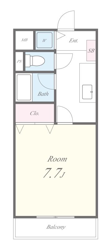 ラフィネシャンブル 間取り図