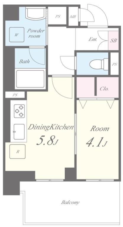 VEGA SANWA 間取り図