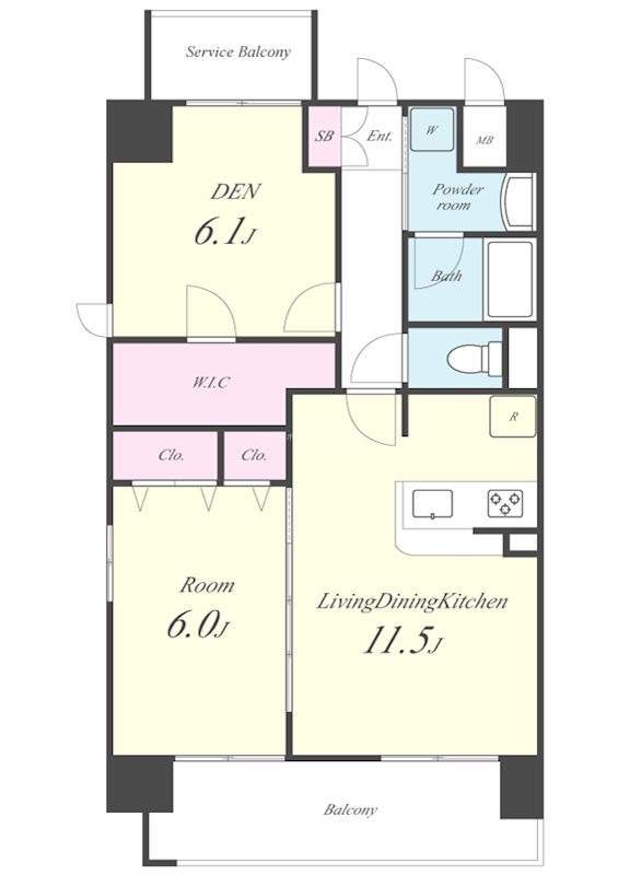 プリモパッソ川口 間取り図
