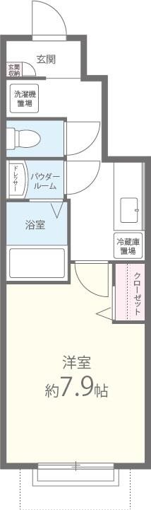 ジュネス山元Ⅱ 間取り図