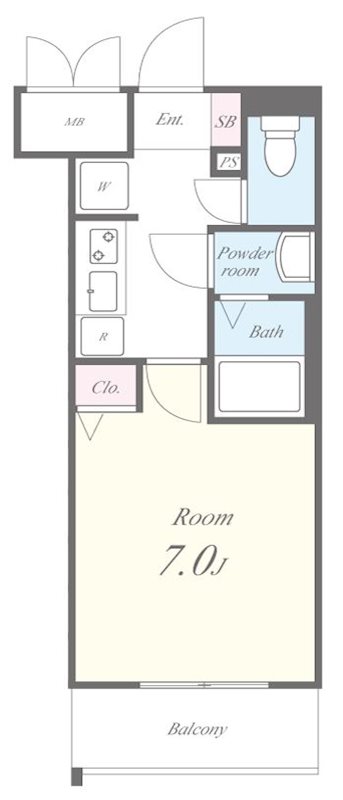 グランパシフィック新今里Ⅱ 間取り図