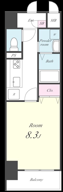 ラフィネ所沢 間取り図