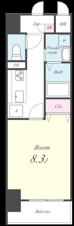 ラフィネ所沢 間取り図