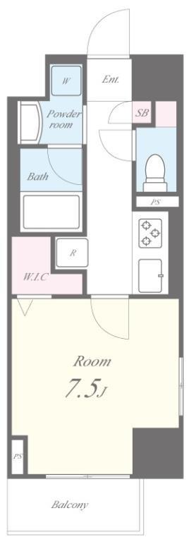 カリーノ鳥越 間取り図