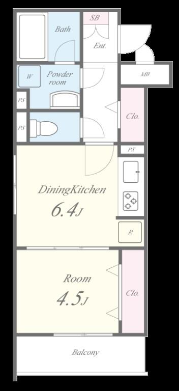 コンフォート 間取り図
