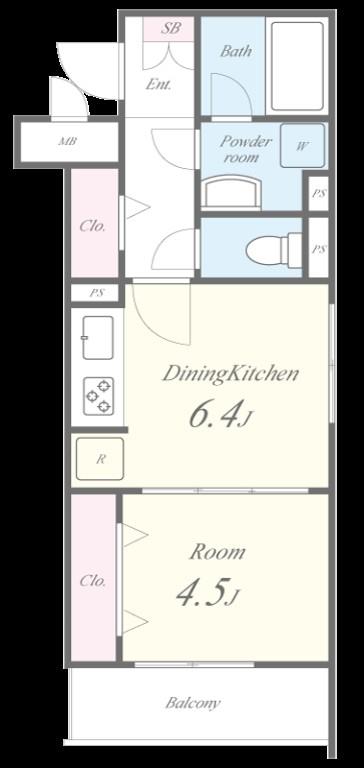 コンフォート 間取り図