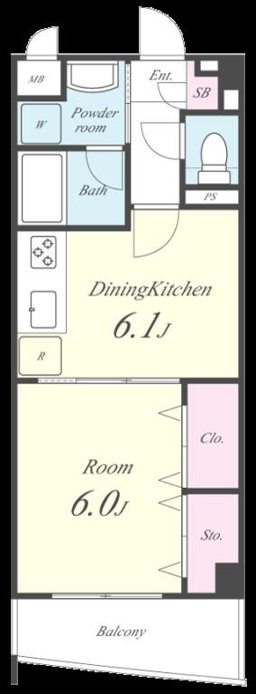 アーバンブライト 間取り図