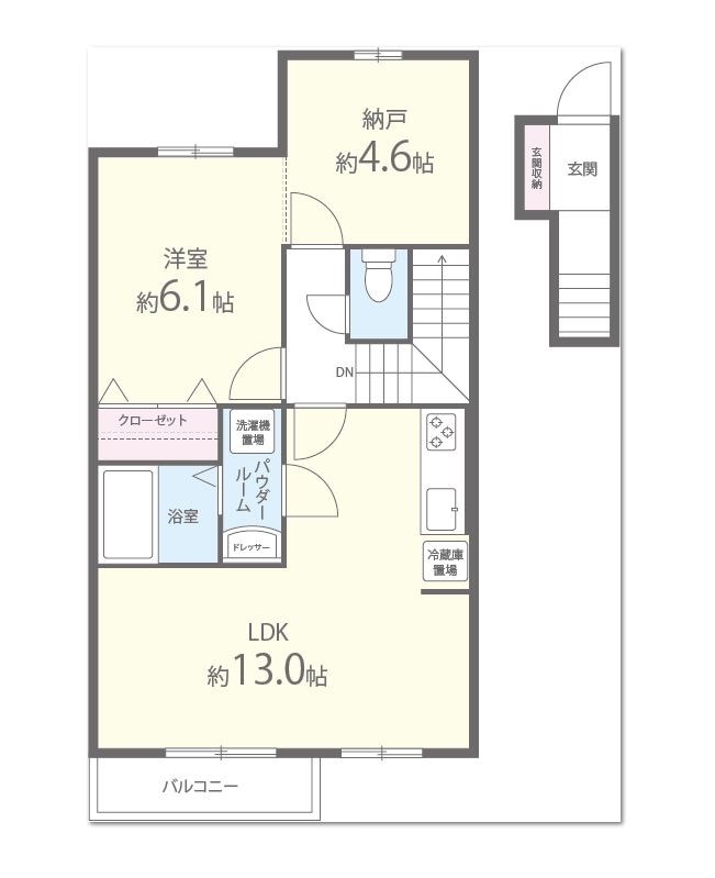 グレイスヒル畑 間取り図