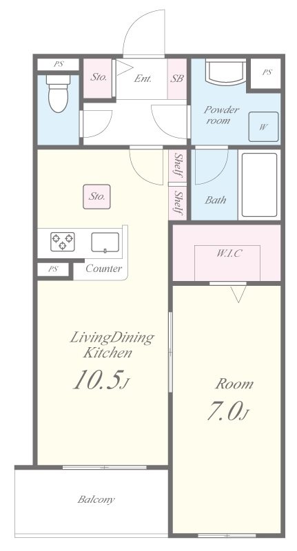 Galant Loire(ガランロワール) 間取り図
