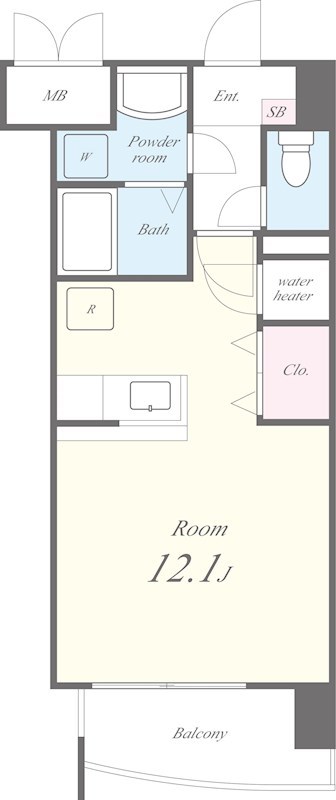 リシェス中屋 間取り図