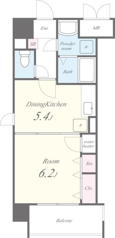 リシェス中屋 間取り図