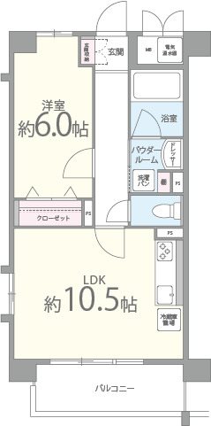 Casa Verde（カサ ベルデ） 301号室 間取り