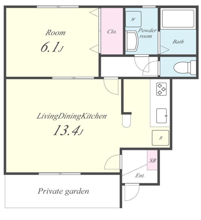 ヴィレッジフィールド　セカンド 間取り図