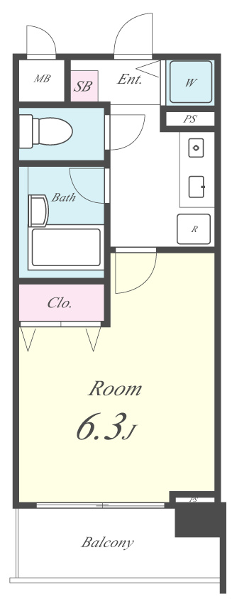 PARK WEST雅 間取り図