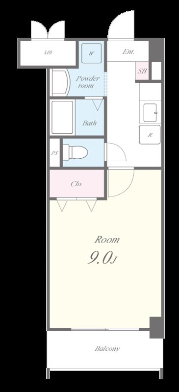 マハロ 間取り図