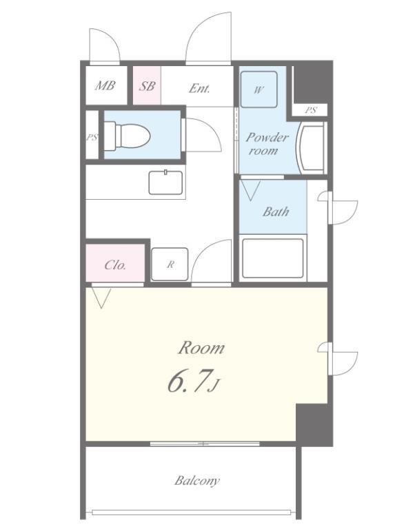 アラモ･1 間取り図