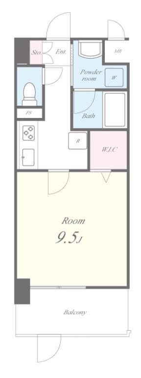 グランパシフィック花園Luxe 0302号室 間取り