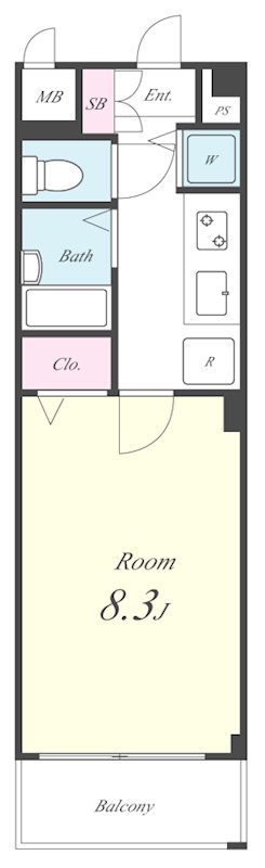 アジュールⅠ 間取り図
