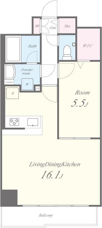 N residence SUMIYOSHI 間取り図
