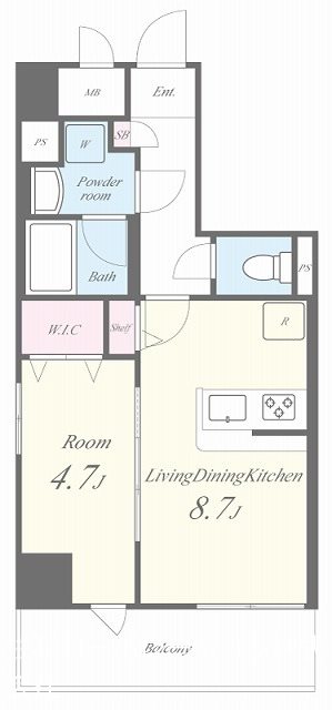 Lespedeza(レスピディーザ)しょうなん 間取り図