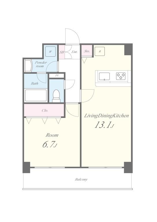 プロスペランド府中 間取り図