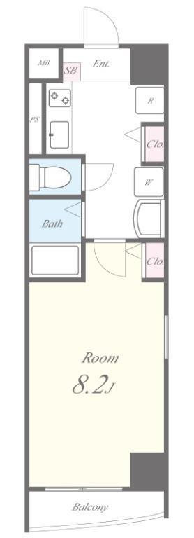 リュクス高輪台 間取り図