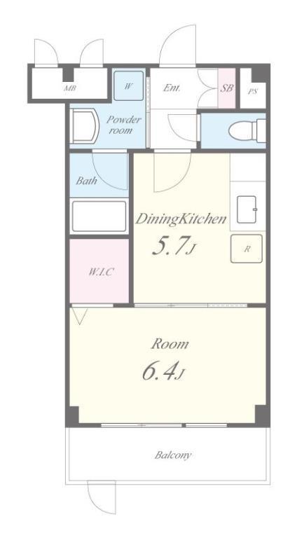 ベルデュール楓 間取り図