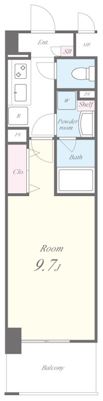 スペチアーレ堺 306号室 間取り