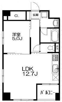 ユーノ 新宿柏木 間取り図