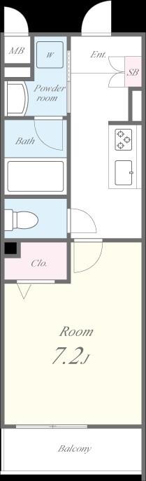 COTTONY 間取り図