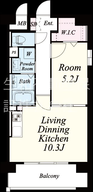 アクア チェントロ 間取り図