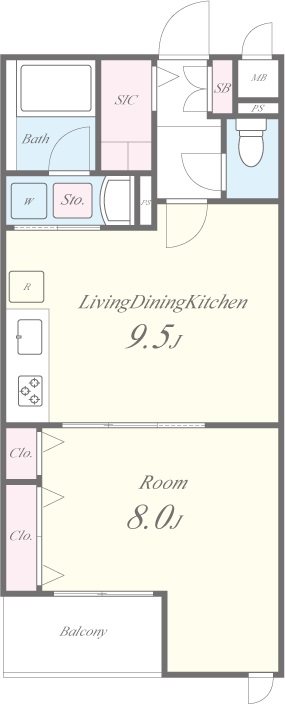 カンパネラ 間取り図
