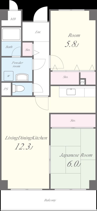 エルソレーユ 間取り図