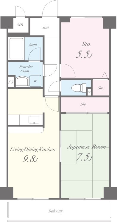 サンクレスト28 間取り図