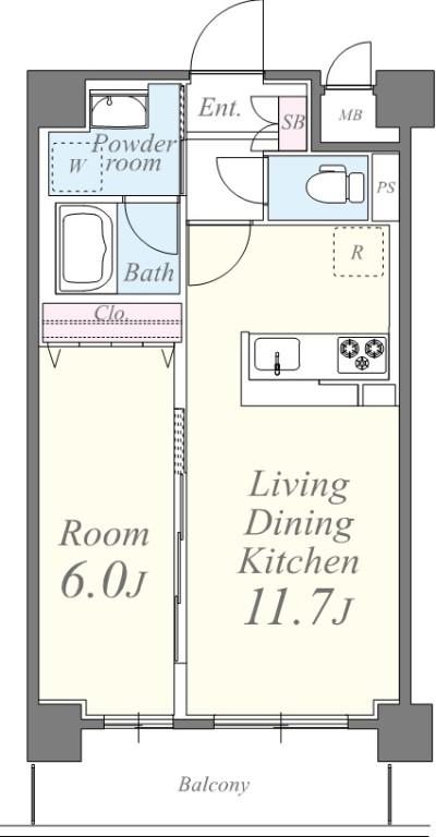 ライツ 石原 間取り図
