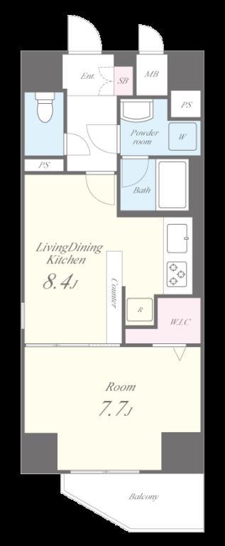 Prime Cozy 間取り図