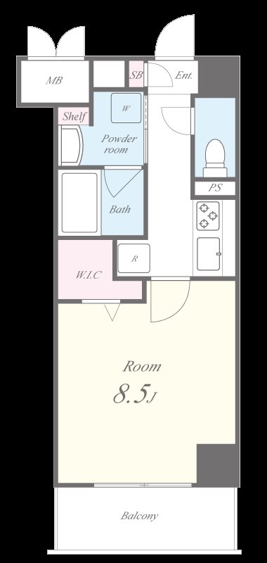 トリアノン塚口 間取り図