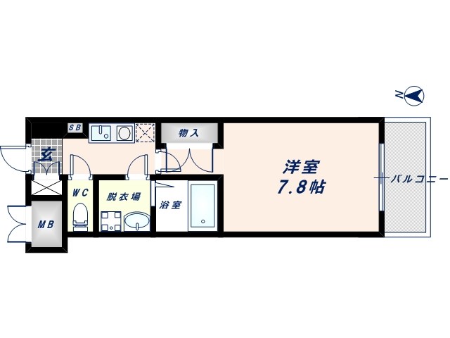 CASSIA高井田NorthCourt 間取り図