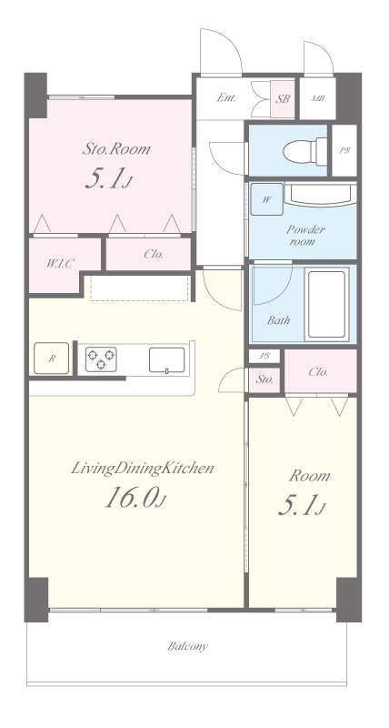 ラ・グレース 間取り図